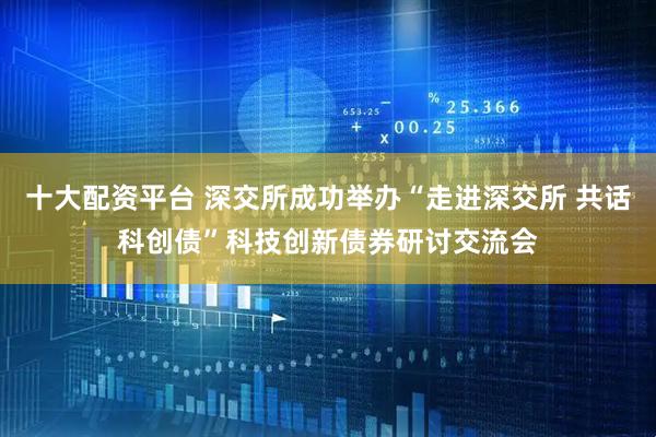 十大配资平台 深交所成功举办“走进深交所 共话科创债”科技创新债券研讨交流会